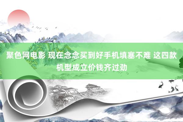 聚色网电影 现在念念买到好手机填塞不难 这四款机型成立价钱齐过劲