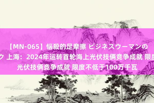 【MN-065】悩殺的足摩擦 ビジネスウーマンの淫らなフットワーク 上海：2024年运转首轮海上光伏技俩竞争成就 限度不低于100万千瓦