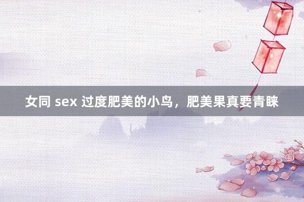 女同 sex 过度肥美的小鸟，肥美果真要青睐