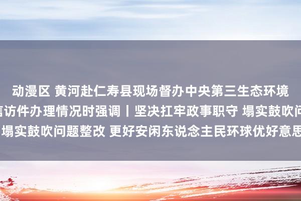 动漫区 黄河赴仁寿县现场督办中央第三生态环境保护守护组交办环球信访件办理情况时强调丨坚决扛牢政事职守 塌实鼓吹问题整改 更好安闲东说念主民环球优好意思生态环境需要